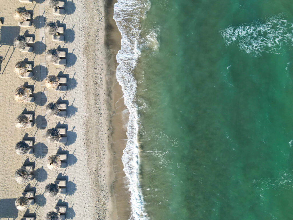 OKU Kos Strand von oben