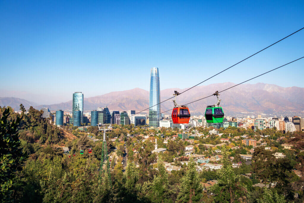 Santiago de Chile Seilbahn