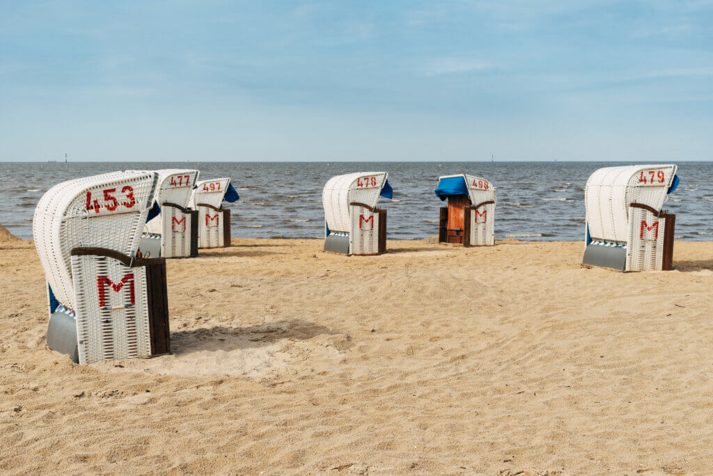 Strandkorb Cuxhaven Nordsee