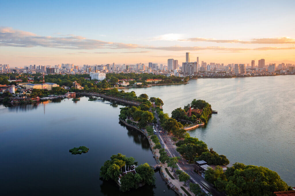 Hanoi Vietnam Skyline