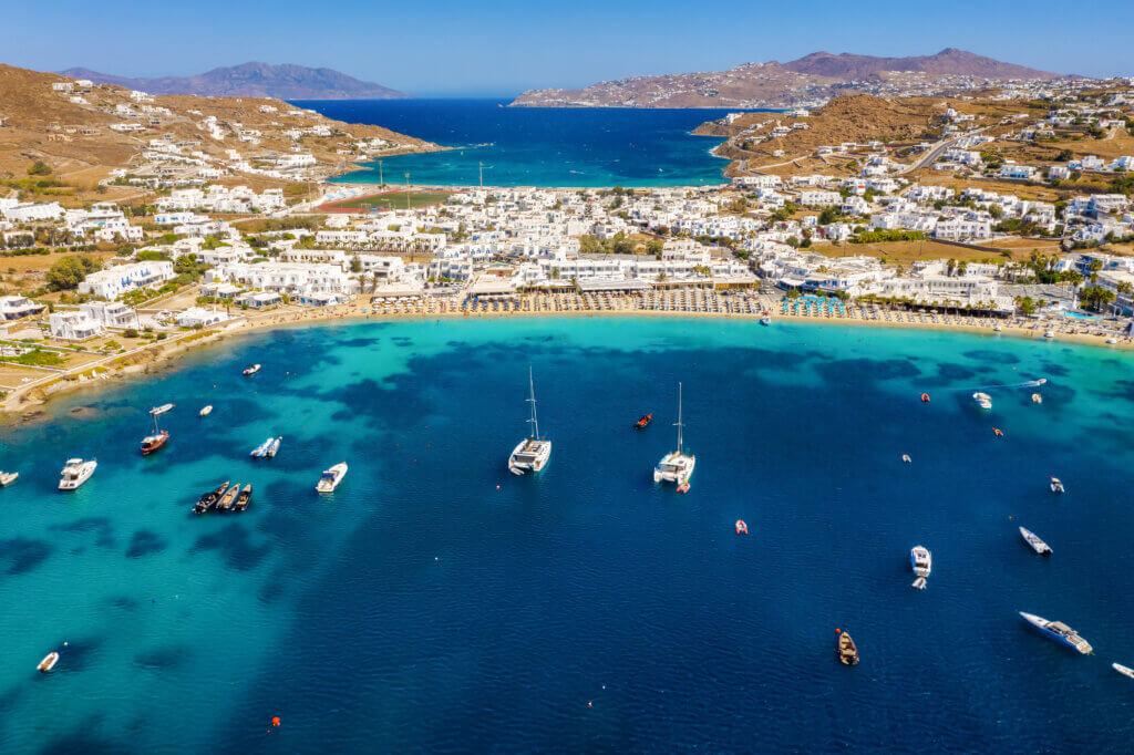 Mykonos Strand von Ornos