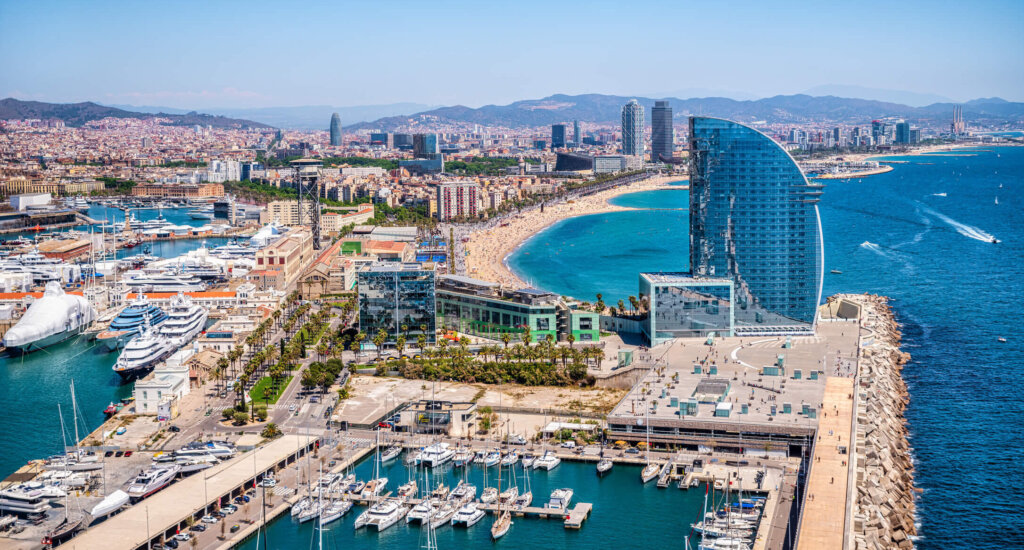 Barcelona Hafen, Spanien