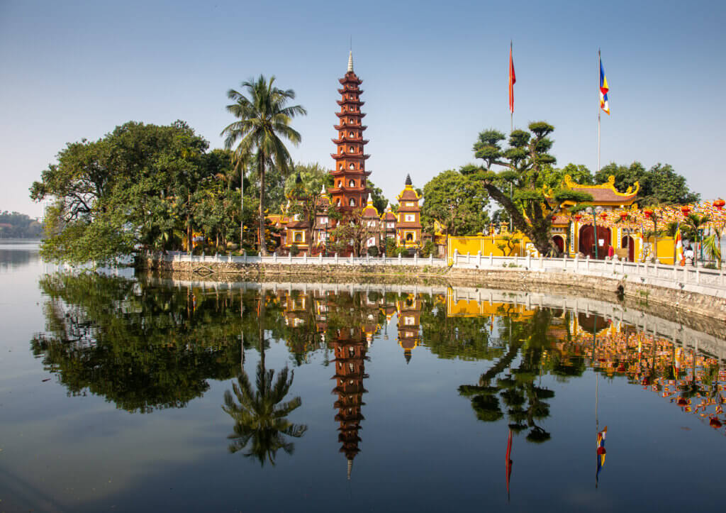 Vietnam Hanoi ran Quoc Pagode