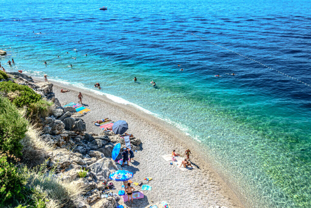 Dubrovnik Strand Kroatien Adria