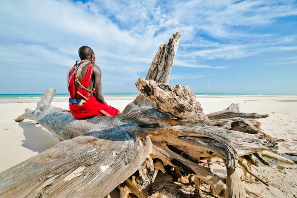 Diani Beach Strand Massai