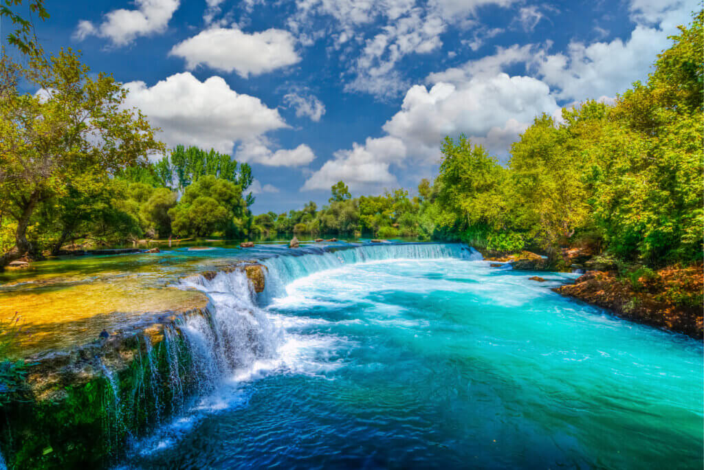 Türkei Side Mavavgat Fluss