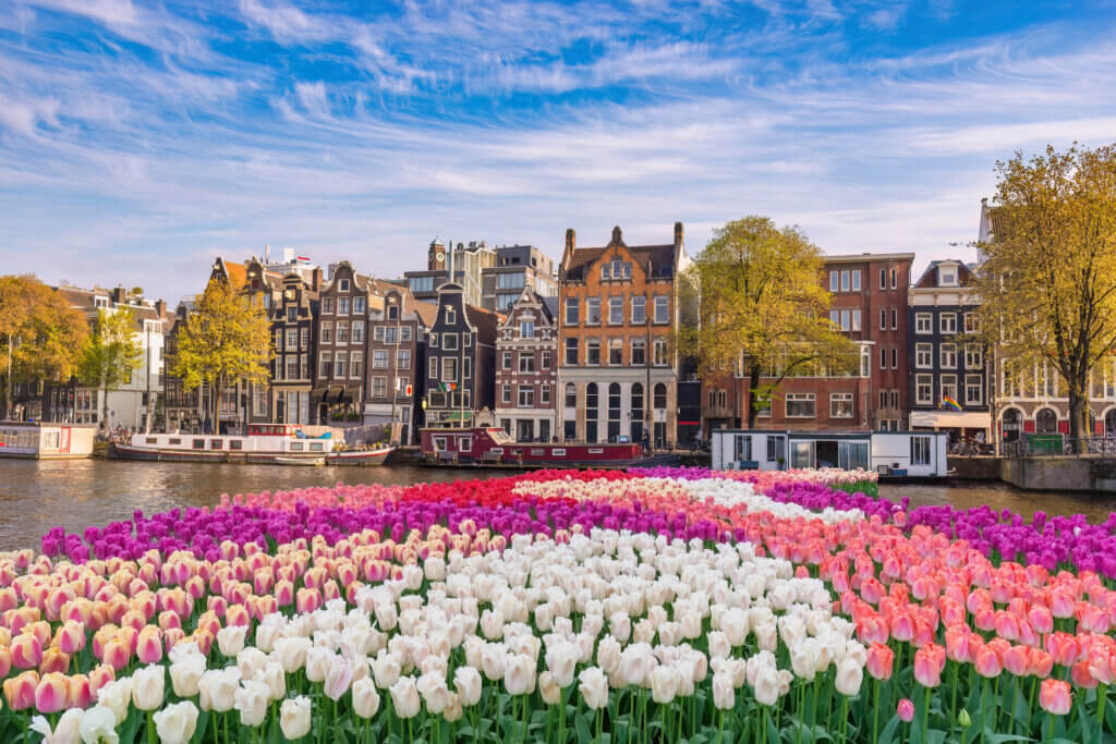 Amsterdam Gracht historische Häuser