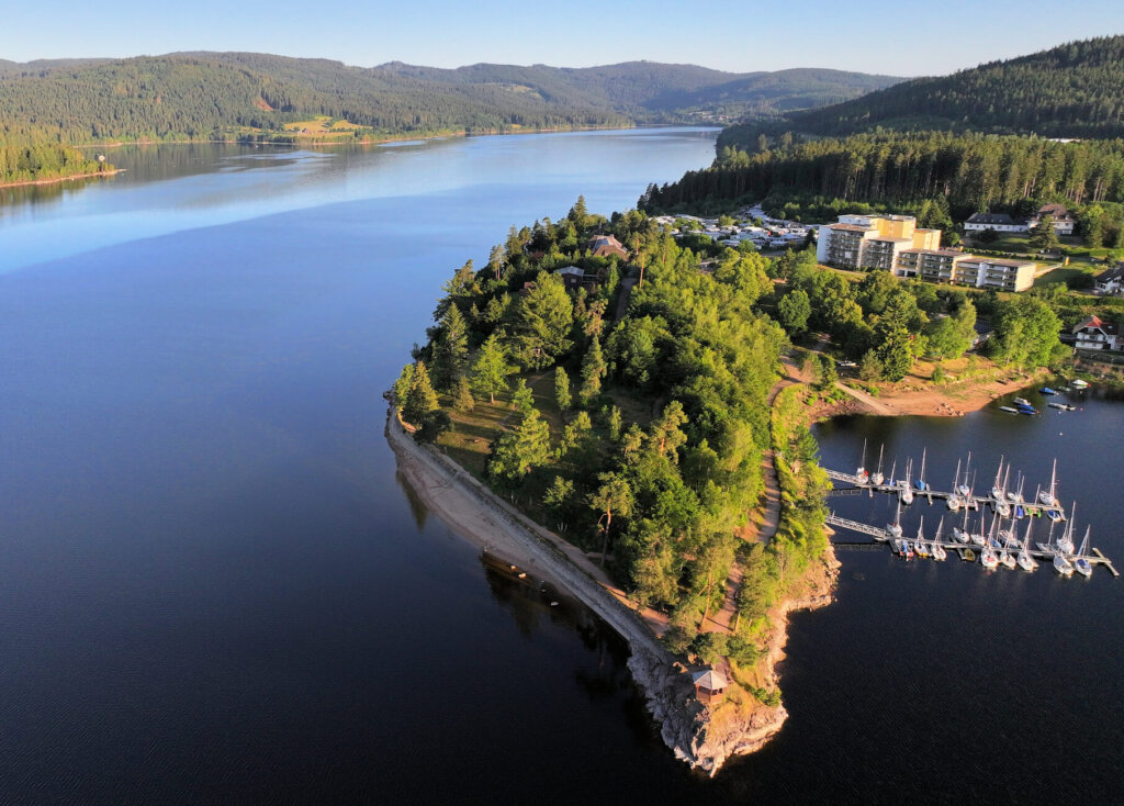 Lake Schluchsee in the Black Forest