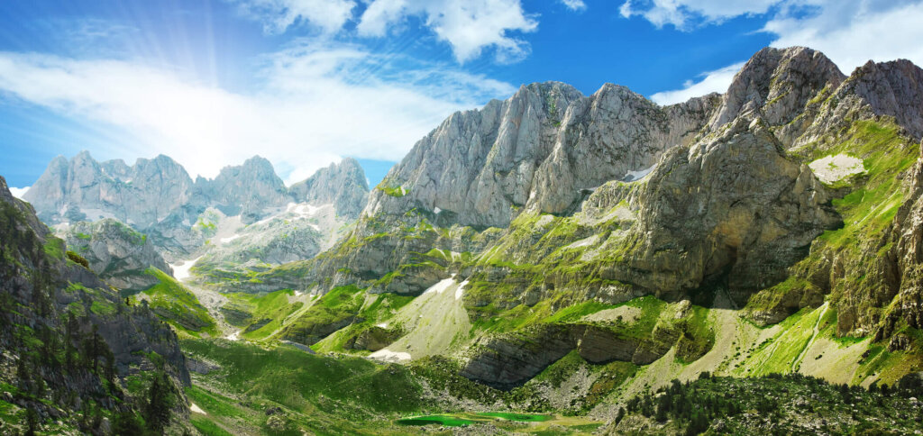 Albanien Berge