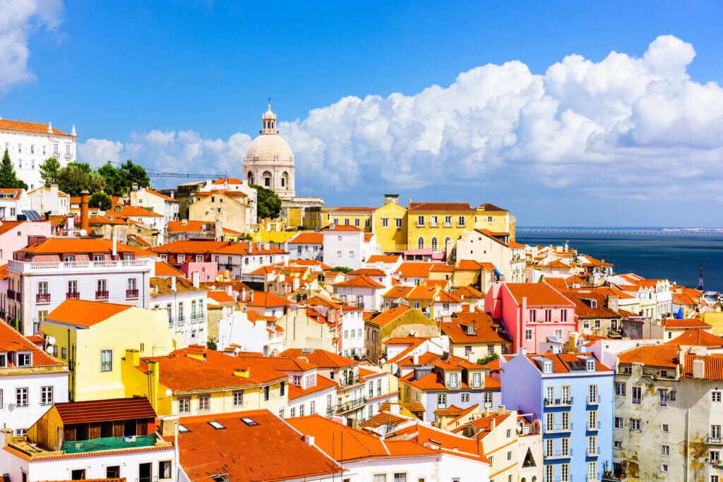Lissabon city view