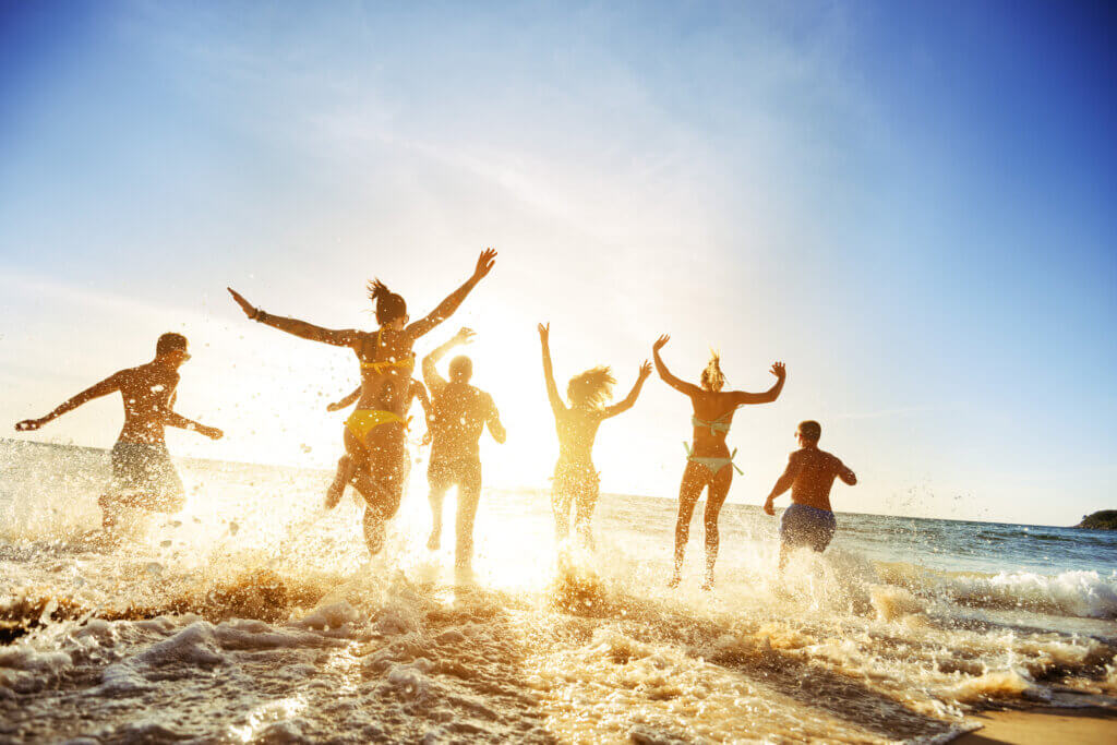 Strand Menschen Bulgarien