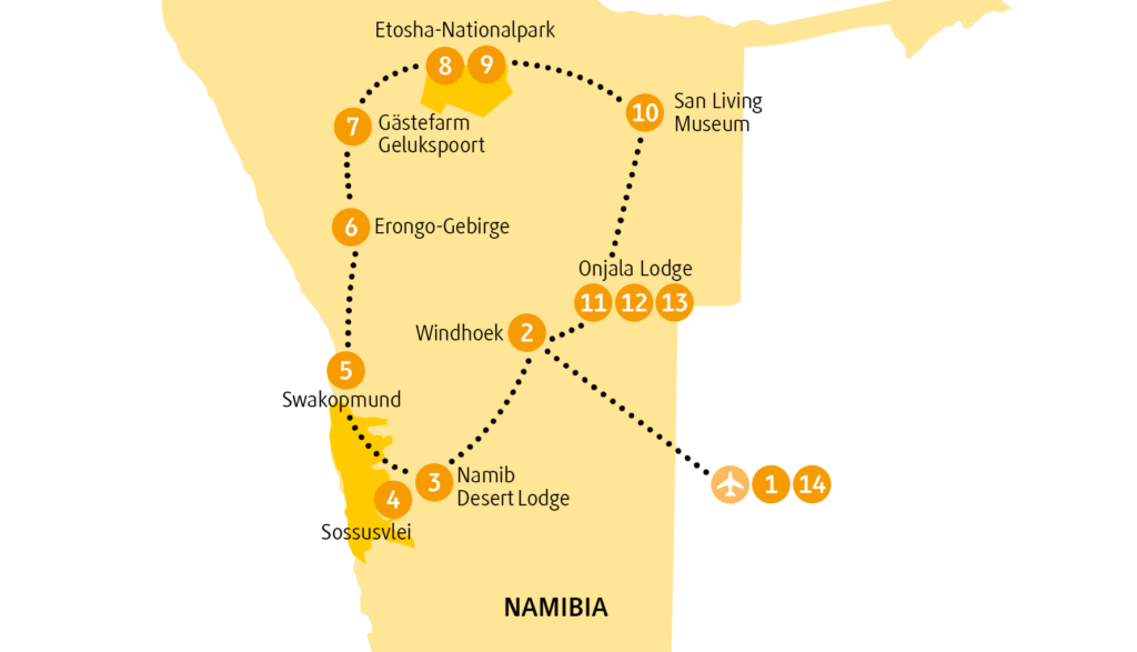 Chamäleon Erlebnis-Reise Namibia »Sossusvlei«