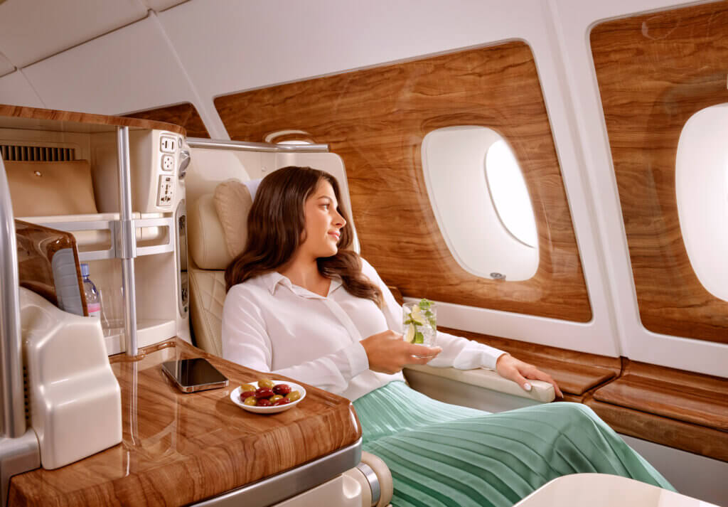 A380 Business Class Emirates