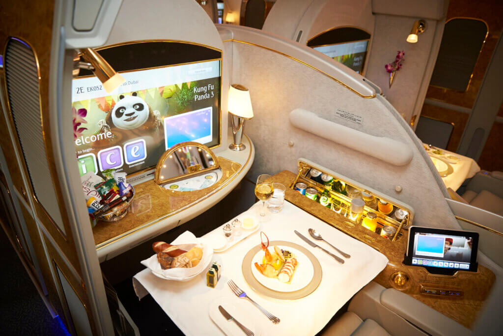 A380 First Class Emirates