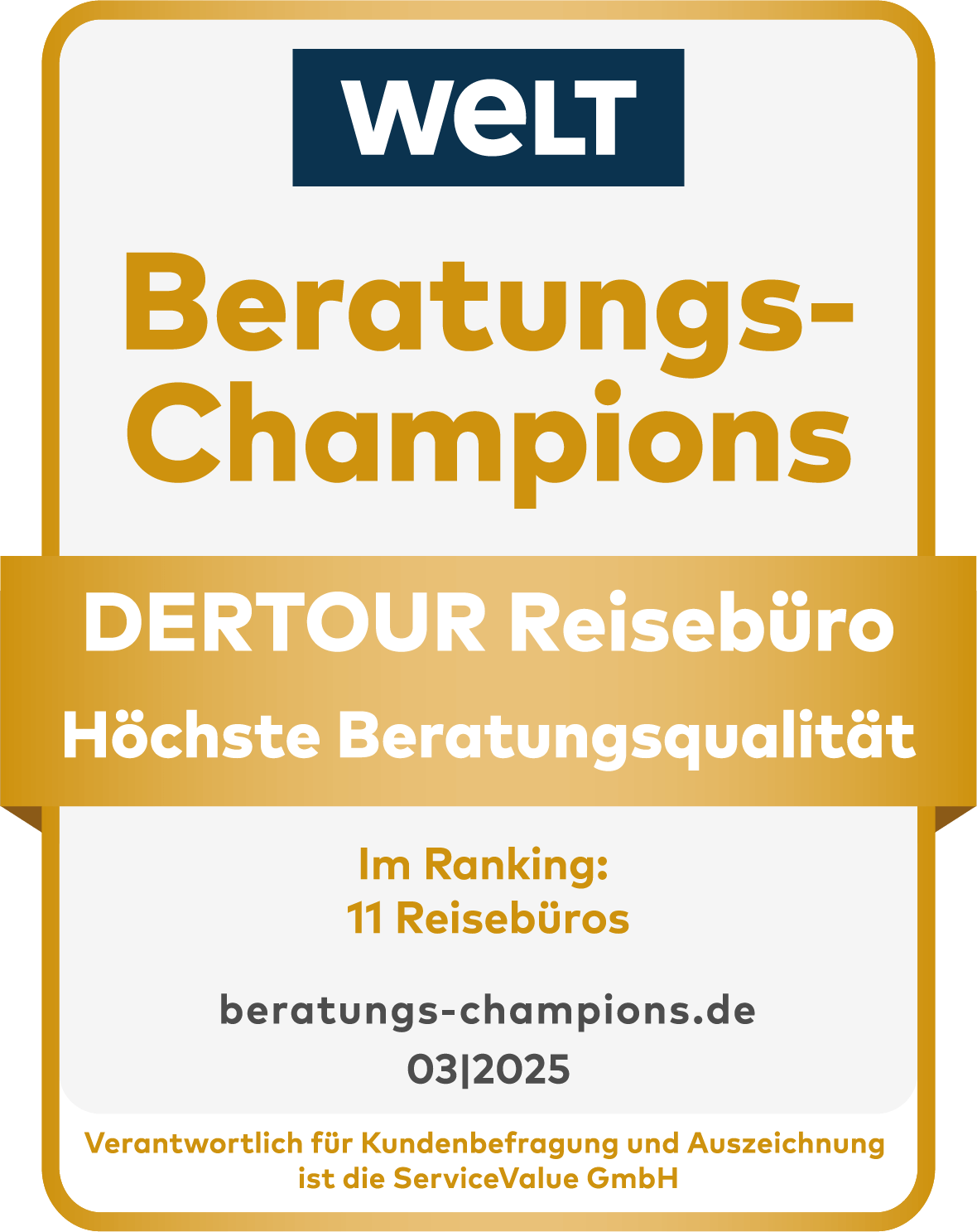 Siegel Beratungs Champion 2025
