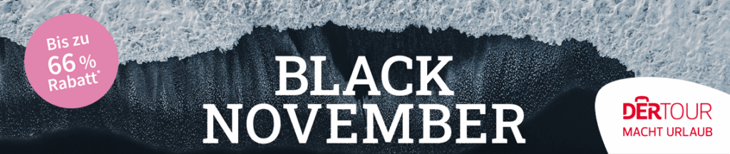 Black November mit bis zu 66% Rabatt