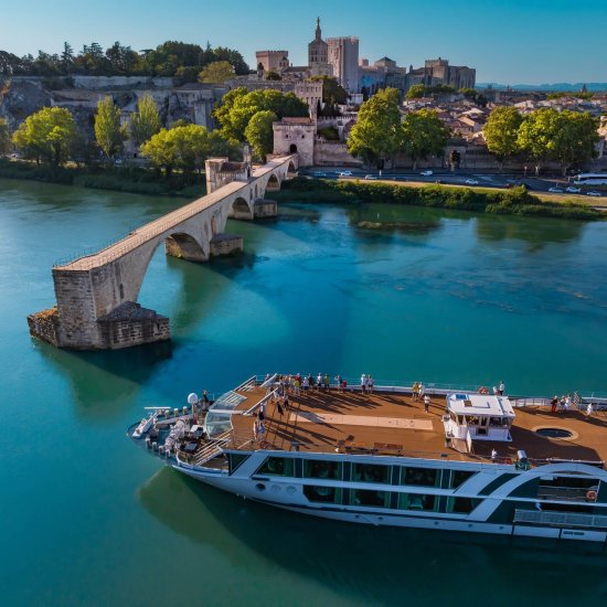 Lueftner Cruises_AMADEUS Provence_outside view_Avignon_©AL DRONE-min
